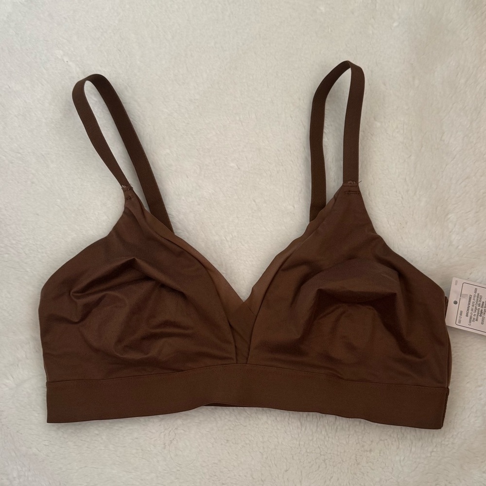 NWT Auden Brown Bralette Size M